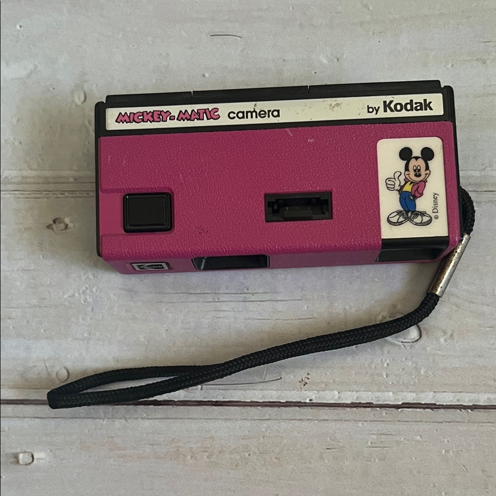 Kodak Mickey-Matic Camera in Pink and Black